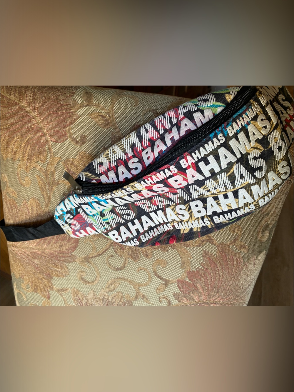 Bahamas Repeat Logo Waist Bag - Black Multi